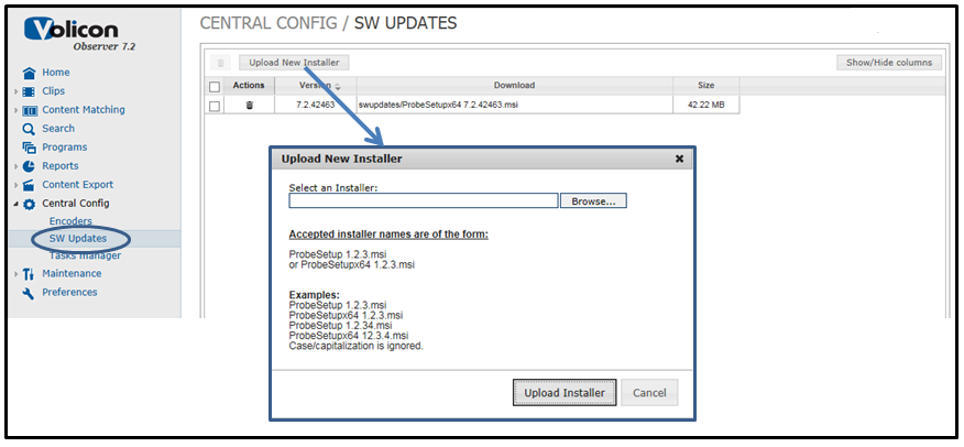 Figure: Software Update